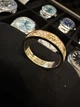 Золотое кольцо с бриллиантами в стиле Cartier LOVE RING размер 17/53мм - изображение 3