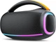 Портативная колонка 80 Вт, водонепроницаемая IPX7 уличная с RGB подсветкой - изображение 1