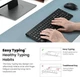 Беспроводная клавиатура и мышь cimetech EasyTyping KF10, Бесшумные клавиши - изображение 3
