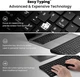 Беспроводная клавиатура и мышь cimetech EasyTyping KF10, Бесшумные клавиши - изображение 8