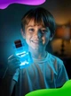 Дитячий LED Нічник-світильник Магічне Зілля Пляшка з Майнкрафт Minecraft на 8 кольорів та живленням від акумулятора - зображення 6