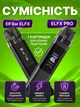 Cменный картридж Elf Bar ELFX Elfbar ElfX Pro испаритель упаковка 3шт для под системы электронной сигареты пачка сменных картриджей 3 мл 0.6 Ом картриджи испарители перезаправляемые для пода эльф бар подика курилки электронки pod эльфбар без жидкости - изображение 3