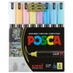 Набор маркеров uni POSCA Soft Color 0,7мм (PC-1MR SOFT COLOR 8C) - изображение 1
