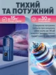 Мини-кондиционер настольный портативный 3в1 Atomic увлажнитель воздуха и вентилятор безлопастной с таймером и разноцветной подсветкой Blue - изображение 5