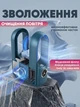 Мини-кондиционер настольный портативный 3в1 Atomic увлажнитель воздуха и вентилятор безлопастной с таймером и разноцветной подсветкой Blue - изображение 7