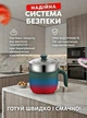 Многофункциональная кастрюля мультиварка электрическая пароварка скороварка 1,5л миниварка 2 режима - изображение 8