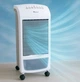 Вентилятор-охладитель напольный мобильный Domotec White-Grey 4 колеса с функцией увлажнения - изображение 9