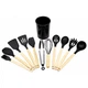 Набір кухонних предметів Kitchen Set 12 предметів (0354) Силікон - зображення 3