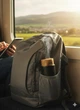 Термочашка HYDRATED 260 мл з бамбуковою кришкою нержавіюча сталь Чорна - зображення 2