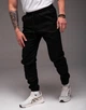 Штаны Style льняные мужские летние зауженные XXL черные (2416) - изображение 3