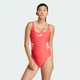 Женский купальник 3-Stripes U-back adidas JE4371 (32) красный (4067901985764) - изображение 1