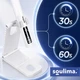 Лампа для манікюру Soulima 27771 акумуляторна UV/LED лампа з LCD-дисплеєм, USB-C та тримачем для гель-лаку й педикюру - зображення 3