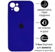 Чохол Silicone Premium case з захистом камери для iPhone 14 Full Camera Protective blue 9815 - изображение 1