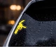 Вологостійкі наклейки на авто/мото/ноутбук Pikachu on Board sticker стікер на скло 12х6см права - зображення 5