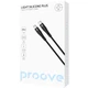 Кабель Proove Light Silicone Plus Type-C to Type-C 60W (1m) black - зображення 1
