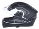 Шолом для мотоцикла, скутера 557 Thorn Black TTG інтеграл (чорний із сірим, One Size 54-61 см) - зображення 5