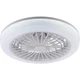 Светодиодная люстра 64W потолочная Valeso XI3821-460 круглая с вентилятором 3000-6500К с пультом белого цвета IP20 - изображение 4