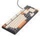Клавиатура HOCO GM61 Murphy 3-color wired keyboard (english version) 104 keys, IPX4, USB, 1.45m, grey - изображение 2