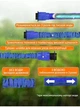 Садовый шланг для полива газона 7 режимов распылительной насадкой Smart растягивается от 20 до 60 м синий - изображение 13