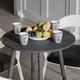 Стол круглый OPTIMA 4 ноги на конус Ferrum-decor 750x670x670 Черный металл ДСП Сосна Кембра 16 мм (OPTIM4007) - изображение 2