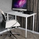 Стол универсальный Prime Ferrum-decor 750x1000x700 Белый металл ДСП Бетон 16 мм (PRAIME37) - изображение 2