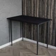 Стол универсальный Prime Ferrum-decor 750x1000x600 Черный металл ДСП Каштан Арвадонна 16 мм (PRAIM08) - изображение 1