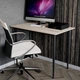 Стол универсальный Prime Ferrum-decor 750x1400x600 Черный металл ДСП Дуб Сан-Марино 16 мм (PRAIM22) - изображение 1