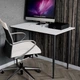 Стол универсальный Prime Ferrum-decor 750x1000x600 Черный металл ДСП Белый 16 мм (PRAIM01) - изображение 1
