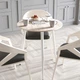 Стол круглый OPTIMA 3 ноги на конус Ferrum-decor 750x670x670 Белый металл ДСП Дуб Сонома 16 мм (OPTIM3012) - изображение 3
