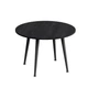 Стол журнальный круглый OPTIMA 2 ноги на конус Ferrum-decor 450x670x670 Черный металл ДСП Каштан Арвадонна 16 мм (OPTIM2203) - изображение 6