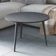 Стіл журнальний круглий OPTIMA 1 ноги на конус Ferrum-decor 450x670x670 Чорний метал ДСП Сосна Кембра 16 мм (OPTIM1007) - зображення 3
