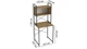 Стеллаж полка Бафрум 403 Ferrum-decor для стиральной машины 178x70,5x60,5 Черный металл ДСП Дуб Артизан 16 мм (BED40307) - изображение 6