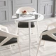 Стол круглый OPTIMA 3 ноги на конус Ferrum-decor 750x670x670 Белый металл ДСП Бетон 16 мм (OPTIM3015) - изображение 2