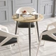 Стіл круглий OPTIMA 3 ноги на конус Ferrum-decor 750x670x670 Чорний метал ДСП Дуб Артезіан 16 мм (OPTIM3006) - зображення 5