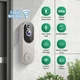 Умный беспроводной WiFi видеозвонок 1080P: AI обнаружение людей, ночное видение, двусторонняя связь, аккумулят - изображение 8