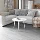 Стіл журнальний круглий OPTIMA 2 ноги на конус Ferrum-decor 450x670x670 Білий метал ДСП Білий 16 мм (OPTIM2008) - зображення 3