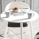 Стіл круглий OPTIMA 3 ноги на конус Ferrum-decor 750x670x670 Білий метал ДСП Білий 16 мм (OPTIM3009) - зображення 3