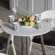 Стіл круглий OPTIMA 4 ноги на конус Ferrum-decor 750x670x670 Чорний метал ДСП Бетон 16 мм (OPTIM4006) - зображення 4