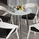 Стол круглый OPTIMA 4 ноги на конус Ferrum-decor 750x670x670 Черный металл ДСП Кашемир 16 мм (OPTIM4404) - изображение 2