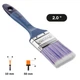 Кисть флейцевая Polax 2" тип "Acrylic" профессиональная, искусственный ворс, пластиковая ручка (03-009) - изображение 3