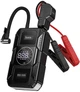 Автомобільний пуско-зарядний пристрій з насосом Hoco QS6 Clever Intelligent air pump+emergency start-up power bank 8000mAh Black (6942007673013) - зображення 1