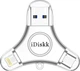 Флеш память USB IDiskk 128GB USB 3.0/Type-C/Lightning - изображение 8