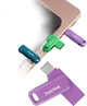 Флеш-пам'ять USB SanDisk DDC3 256GB Type-C USB 3.2 Purple - зображення 2