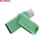 Флеш-пам'ять USB SanDisk DDC3 256GB Type-C USB 3.2 Green - зображення 10