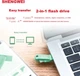 Флеш-память USB SanDisk DDC3 128GB Type-C USB 3.2 Green - изображение 2