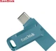 Флеш-пам'ять USB SanDisk DDC3 64GB Type-C USB 3.2 Blue - зображення 7