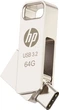 Флеш-пам'ять USB HP X206c 128GB Type-C USB 3.2 Gen 1 - зображення 1