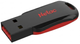 Флеш-память USB Netac U196 64GB USB 2.0 Black/Red - изображение 1