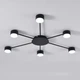 Светильник потолочный LUMINARIA RAY SLIM 6xGX53 BLACK 220V IP20 - изображение 1