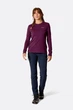 Футболка з довгим рукавом жіноча Rab Force LS Tee Wmns, Mulberry, M - зображення 7
